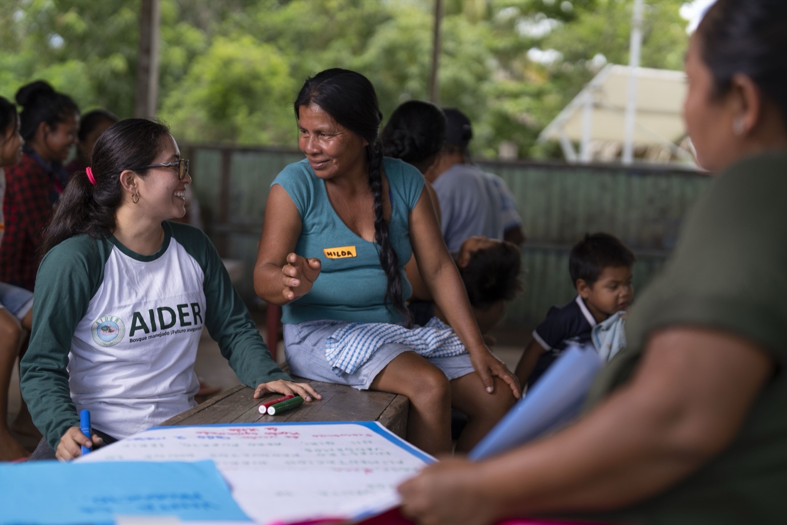AIDER community workshop with indigenous people